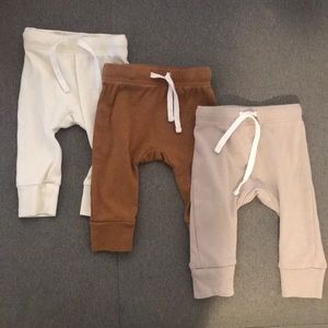 3-6 month pants set of 3